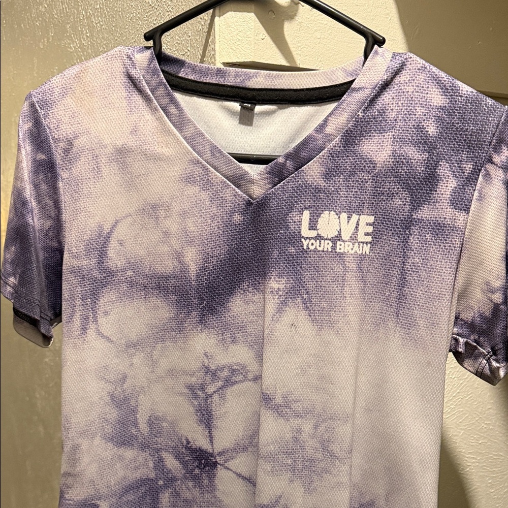 Purple Tie-Dye Women's Top
